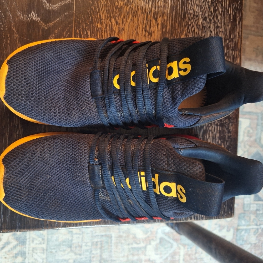 Adidas Black Red And Yellow Lightweight Running Shoes